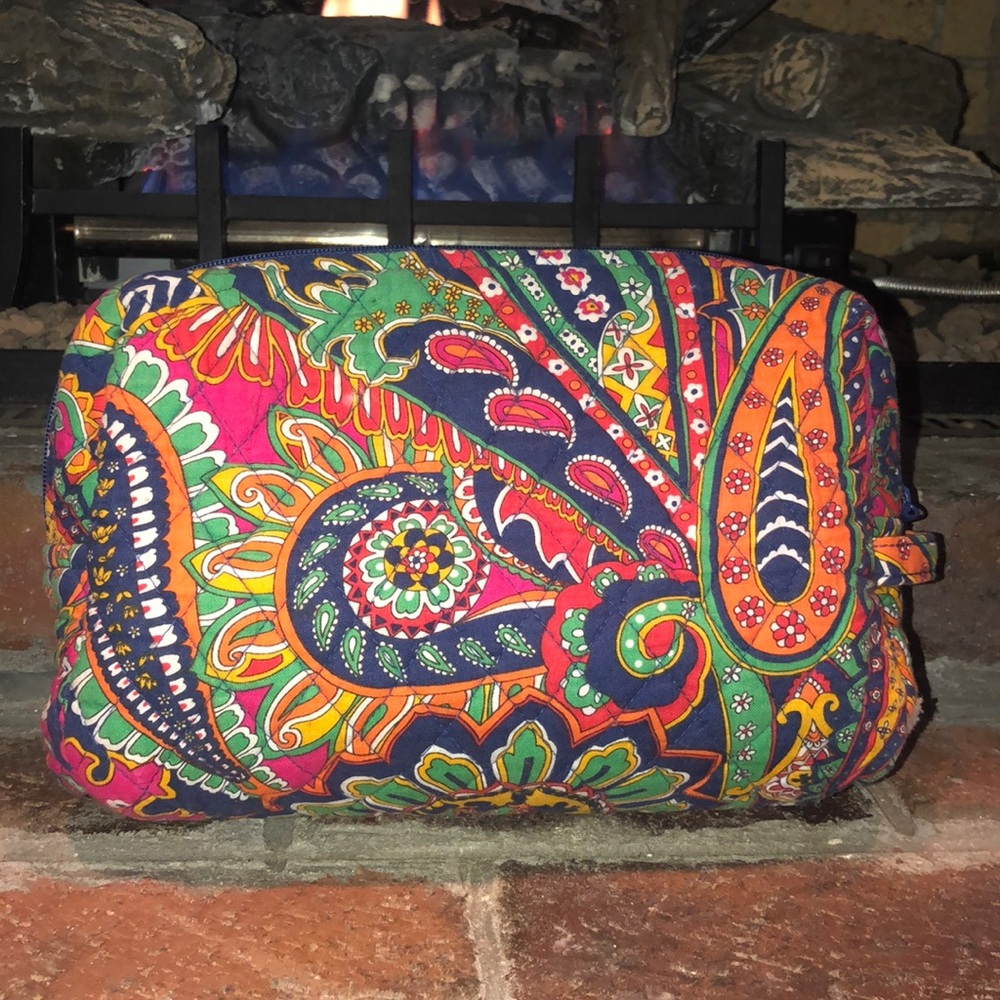 Large Vera Bradley Makeup Bag